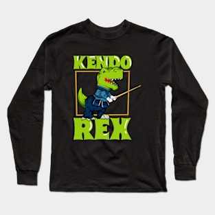 TREX doing Kendo Long Sleeve T-Shirt